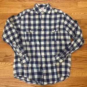 Brooks Brothers Irish Linen Shirt, Men's Small